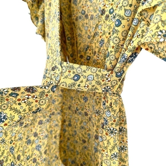 Max Studio wrap maxi dress with short  sleeves, ruffles - Picture 5 of 14